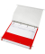 BOI DOKUTECH Patienten-Dokumentations-Hängemappe 2-Ringe Click 2 Stationär rot Boden: 2,5 cm