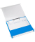 BOI DOKUTECH Patienten-Dokumentations-Hängemappe 2-Ringe Click 2 Stationär blau Boden: 2,5 cm