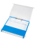 BOI DOKUTECH Patienten-Dokumentations-Hängemappe 2-Ringe Click 2 Stationär blau Boden: 2,5 cm