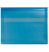 Planettentasche Stan 1 Kunststoff blau 1 x Lang-Außenheftung (Sondermaß von 27,5 cm) Planettentasche