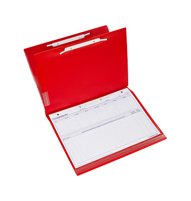 BOI DOKUTECH Patienten-Dokumentationsmappe Professional-Line PLUS DIN A4 rot