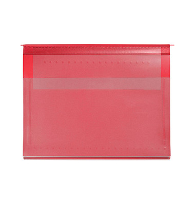 Planettentasche Stan 1 Kunststoff rot 1 x Lang-Außenheftung (Sondermaß von 27,5 cm) Planettentasche