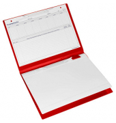BOI DOKUTECH Patienten-Dokumentationsmappe Professional-Line DIN A4 quer rot