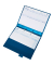BOI DOKUTECH Click-Plus Ambulant Patienten-Dokumentationsmappe 2-Ringe blau 3,5 cm DIN A4