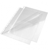 Prospekthüllen 9540-02574-110 Standard, A4 glasklar glatt, oben & links offen, 0,12mm