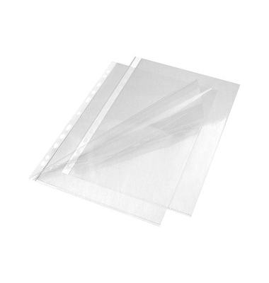 Prospekthüllen 9540-02574-110 Standard, A4 glasklar glatt, oben & links offen, 0,12mm