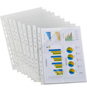 Prospekthüllen 9540-02554-110 Standard, A4 glasklar glatt, oben & links offen, 0,12mm Prospekthüllen 9540-02554-110 Standard, A4 glasklar glatt, oben & links offen, 0,12mm