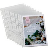 Prospekthüllen 9540-04554-110 Standard, A4 glasklar glatt, oben & links offen, 0,10mm Prospekthüllen 9540-04554-110 Standard, A4 glasklar glatt, oben & links offen, 0,10mm