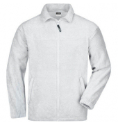 Jacke JN044, Fleece, weiß, Größe M