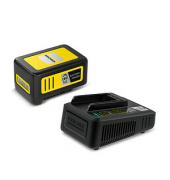 KÄRCHER Werkzeugakku mit Schnellladegerät Starter Kit Battery Power 18/50 Lithium-Ionen 5,0 Ah