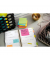 Haftmarker 7100259441, Page Marker Energetic, flieder/powerpink/zitronengelb/neongrün/vitalorange, ohne, rechteckig