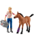 Schleich Farm World 42486 Arztbesuch bei Stute und Fohlen Spielfiguren-Set