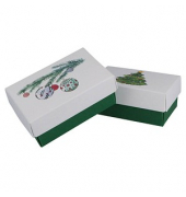 Weihnachten L Geschenkboxen-Set weiß