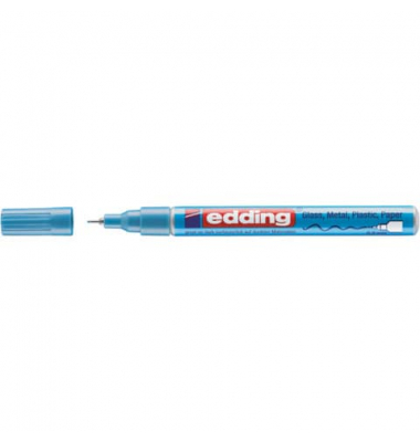 Lackmarker Glanzlack-Marker, 780-9-070, Stift, hellblaumetallic, 0,8mm Rundspitze