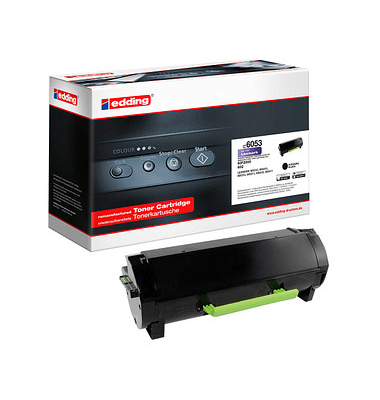 Toner EDD-6053 18-6053 (kompatibel zu LEXMARK 60F2000), schwarz, ca. 2500 Seiten