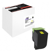 Toner EDD-6047 18-6047 (kompatibel zu LEXMARK 80C2HY0), gelb, ca. 3000 Seiten