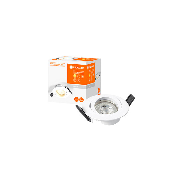 4058075572997 - Ledvance - Spotlight für Decke recess downlight twistlock GU10 430 w 220…240 v Ausstrahlungswinkel 36 Warm weiß 2700 k Gehäusematerial 4058075572997 - Ledvance - Spotlight für Decke recess downlight twistlock GU10 430 w 220…240 v Ausstrahlungswinkel 36 Warm weiß 2700 k Gehäusematerial