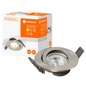 LEDVANCE RECESS DOWNLIGHT TWISTLOCK GU10 LED-Einbaustrahler silber 4,3 W