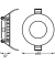 LEDVANCE RECESS SLIM DOWNLIGHT LED-Einbaustrahler weiß 4,5 W