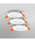 LEDVANCE RECESS SLIM DOWNLIGHT LED-Einbaustrahler-Set weiß 4,5 W