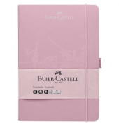 Notizbuch 10027826, pink, A5, kariert, 100g, 97 Blatt / 194 Seiten