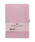Notizbuch 10027826, pink, A5, kariert, 100g, 97 Blatt / 194 Seiten