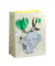 Geschenktasche 70010 11609  Little Elephant, Baby / Geburt, mit Heißfoliendruck und Glitter, Baby Elefant, 17cm x 22,5cm