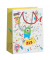 Geschenktasche 70010 12578, Kind, gedrehtes Kordelband, Monster, Zahlen, ABC, 26cm x 33cm