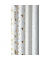 Geschenkpapier 33572-808135, sortiert (4 Motive) Liebesbeweise, 70cm x 1,5m, wei&szlig;/gold