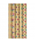 Geschenkpapier Rainbow 33062 989101, sortiert (5 Motive), 70cm x 1,5m, farbig sortiert (braun mit Hotfoil-Print)