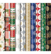 Geschenkpapier Classic 33043-2A1218, Weihnachten, 70cm x 2m, bunt