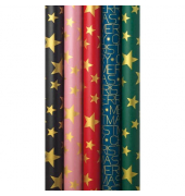 Geschenkpapier 33052 222264, Weihnachten, 70cm x 1,5m, bunt