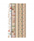 Geschenkpapier Nature Spirit 33053 292238, sortiert (5 Motive), Weihnachten, 70cm x 2m, farbig sortiert (braun)