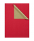 Geschenkpapier 2-Color  731649, 50cm x 250m, rot/gold