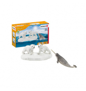 Schleich Wild Life 42531 Eisbären-Rutschpartie Spielfiguren-Set