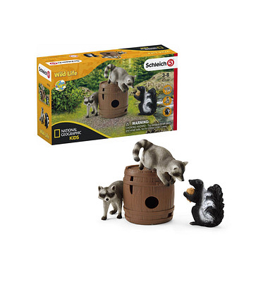 Schleich Wild Life 42532 Spielspaß um die Nuss Spielfiguren-Set