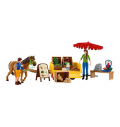 Schleich Farm World 42528 Mobiler Farm Stand Spielfiguren-Set