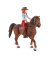 Schleich Horse Club 42539 bewegliche Hannah & Cayenne Spielfiguren-Set