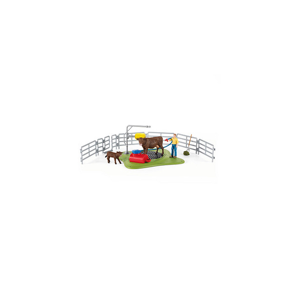 4059433574288 - Farm World 42529 Kuh Waschstation Spielfiguren-Set 4059433574288 Schleich 4059433574288 - Farm World 42529 Kuh Waschstation Spielfiguren-Set 4059433574288 Schleich