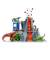Schleich Dinosaurs 42564 Große Vulkan Expedition Spielfiguren-Set