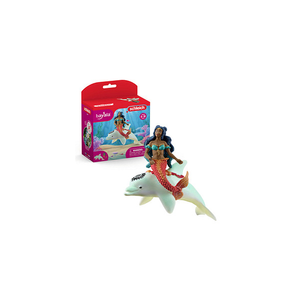 4059433451343 - Bayala 70719 Isabelle auf Delfin Spielfigur 4059433451343 Schleich