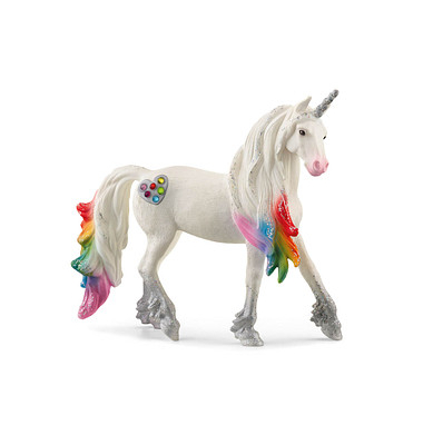 Schleich Bayala 70725 Regenbogeneinhorn, Hengst Spielfigur Schleich Bayala 70725 Regenbogeneinhorn, Hengst Spielfigur