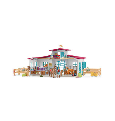 Schleich Horse Club 42567 Reiterhof Spielfiguren-Set