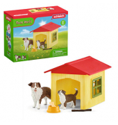 Schleich Farm World 42573 Hundehütte Spielfiguren-Set