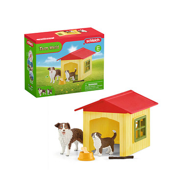 Schleich Farm World 42573 Hundehütte Spielfiguren-Set