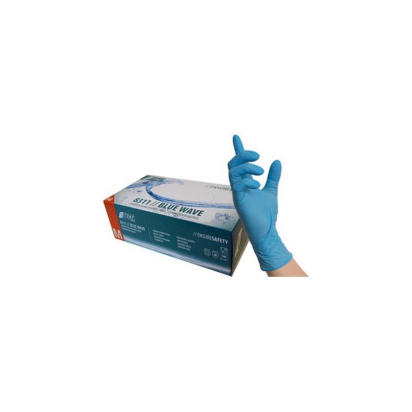 4059904035508 - Nitras Medical - nitras Einmalhandschuhe BlueWave 8311 100 Stück - Einweghandschuhe puderfrei unsteril perfekt in einer Box zum Dosieren - Größe8 4059904035508 - Nitras Medical - nitras Einmalhandschuhe BlueWave 8311 100 Stück - Einweghandschuhe puderfrei unsteril perfekt in einer Box zum Dosieren - Größe8