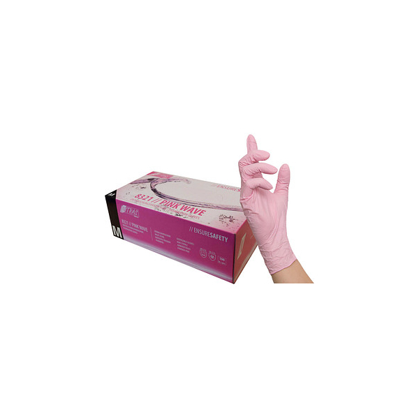 4059904035607 - Einweghandschuhe PINK WAVE 8321 lebensmittelecht rosa Größe M 8 Nitril 4059904035607 100 Stück 4059904035607 - Einweghandschuhe PINK WAVE 8321 lebensmittelecht rosa Größe M 8 Nitril 4059904035607 100 Stück