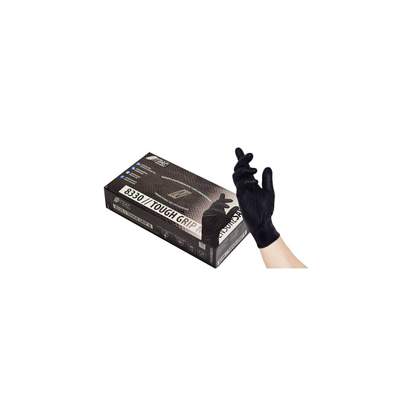 4059904041165 - Einweghandschuhe TOUGH GRIP N 8330 lebensmittelecht schwarz Größe M 8 Nitril 4059904041165 50 Stück 4059904041165 - Einweghandschuhe TOUGH GRIP N 8330 lebensmittelecht schwarz Größe M 8 Nitril 4059904041165 50 Stück
