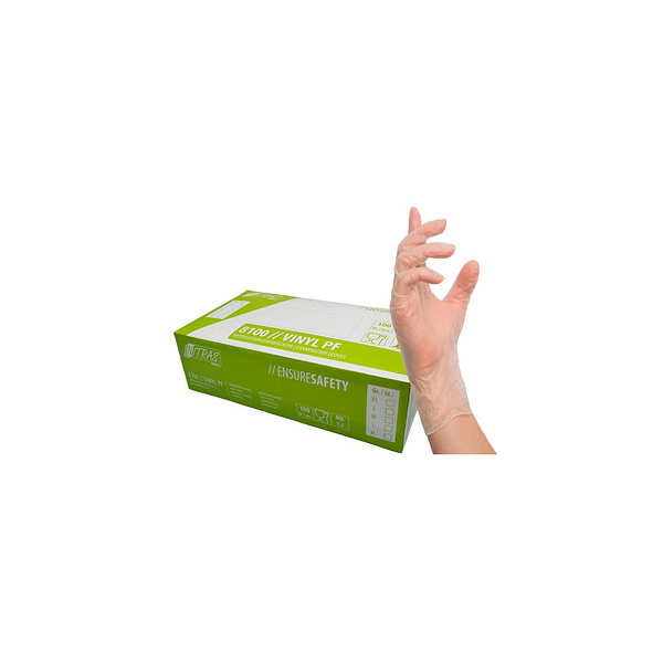 4059904092068 - NITRAS VINYL PF Vinyl Einmalhandschuhe transparent Unsteril Rollrand puderfrei beidseitig tragbar 1 Packung = 100 Stück Größe M 4059904092068 - NITRAS VINYL PF Vinyl Einmalhandschuhe transparent Unsteril Rollrand puderfrei beidseitig tragbar 1 Packung = 100 Stück Größe M