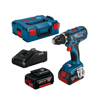 BOSCH GSR 18V-28 Professional Akku-Bohrschrauber-Set 18,0 V, mit 2 Akkus